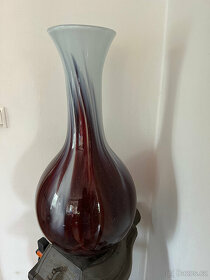Designová váza skleněná 62cm - 2