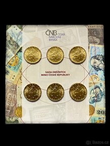 Sada 6 ks oběžných mincí 20 Kč - 2018/2019 emise ČNB - 2
