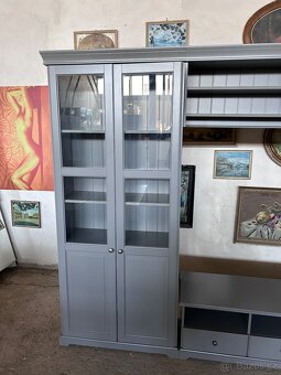 Ikea obývací stěna LIATORP ( šedá ) - 2