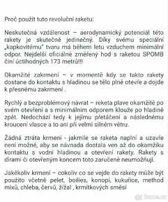 Spomb Raketa Krmící Bait Rocket White - 2