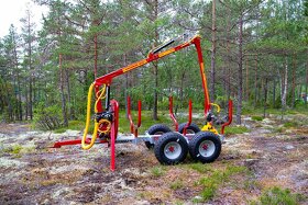 vyvážecí přívěs 4600 kg, za traktor - 2