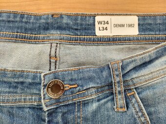 Zánovní rifle unisex pánské / dámské univerzální barva DENIM - 2