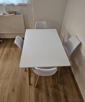 Catini TABERG + 4ks židle bílá TOP - 2