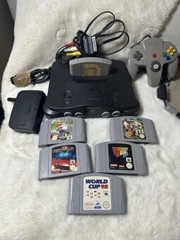 Nintendo 64 Ratro konzole (EU verze) + 6 her - 2