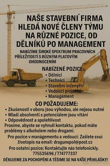 Hledáme posily do týmu - 2