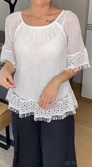 Dámská krajková halenka - nová s visačkou - 2