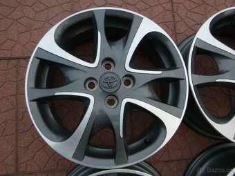 Alu disky sada originál Toyota 4x100 6Jx16 ET51 - 2