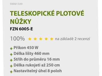 Aku teleskopické nůžky - 2