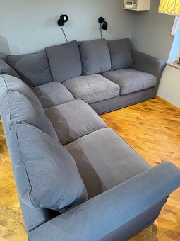 Rohová sedačka IKEA – Ljungen šedá - 2