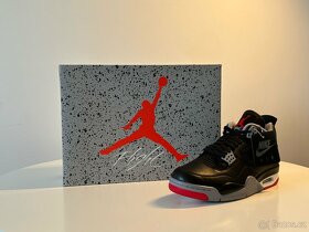 Nike Air Jordan 4 bred 43 Nové - 2