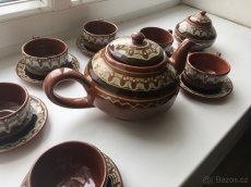 Retro čajový servis bulharská keramika - 2