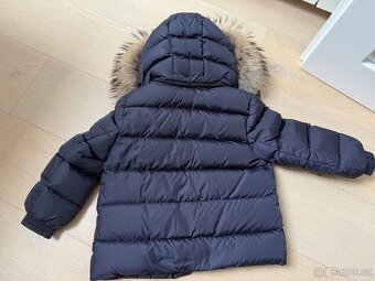 Detska bunda MONCLER s pravou kozesinou - 2
