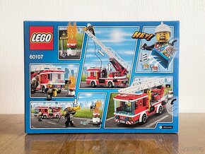 nové Lego City 60107 Hasičské auto s žebříkem - 2