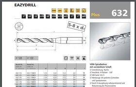 Vrták karbidový leštěný D1.8mm značky ZECHA - 2