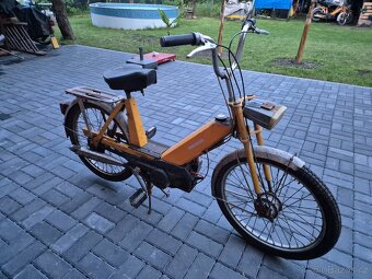 Babetta 228, první neodpružená BABETA, 19" kola, žlutá - 2