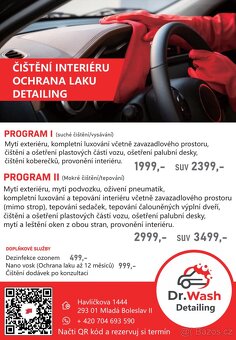 Čištění Interiéru aut . - 2