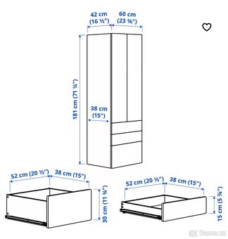 Šatní skříň Ikea - 2