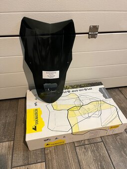 Větrný štít plexi kouřové Touratech - 2