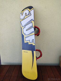 Dětský snowboard STUF Phan Atom 110 s vázáním - 2