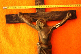 Svatý Ježíš Kristus kříž dřevěný2 socha soška figura figurka - 2