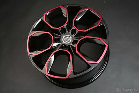 Alu kola 17"-18" 5x112 Yakuza Japan Extreme black+red - 2
