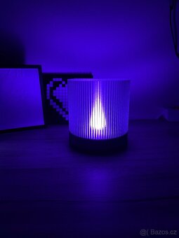 LED RGB stolní lampa dálkové ovládání 2ks - 2