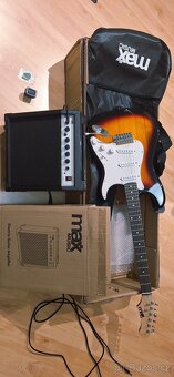 Set elektrické kytary se zesilovačem, nová, nehraná - 2