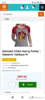 Tričko Harry Potter dámské M - 2
