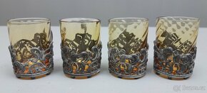 Skleničky se cínovým rámem - 2