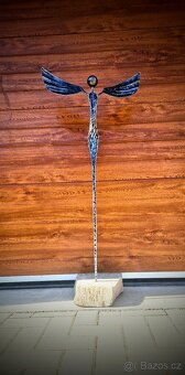 Kovaný anděl zápich 1.3 metry - 2