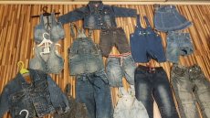 dětské jeanové oblečení 1-5 let - 2