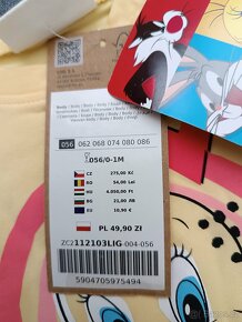 Akce Nové body Tweety s dl. rukávem vel. 56 - 2