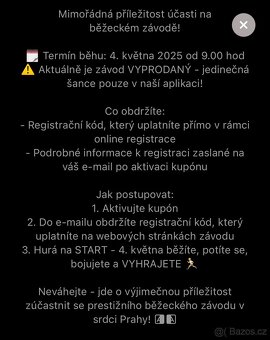 Registrace na vyprodaný RunCzechORLEN Maraton Praha 4.5.2025 - 2