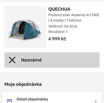 Stan Quechua Arpenaz 4.1 F&B – 4 os, rozbalený, 2letá záruka - 2