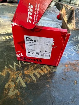 Brzdové destičky TRW GDB5072 - 2