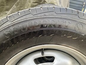 4x letní pneu Semperit s disky 215/75 R16 C zátěžové - 2