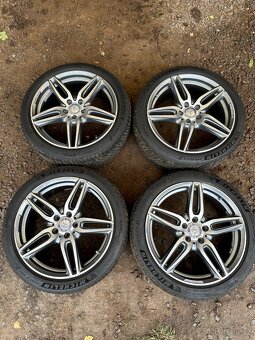 Mercedes E class W213 AMG R19 5x112 Zimní Michelin Alpin - 2