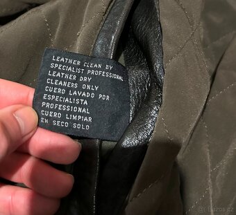 MAUI KOŽÁRNA 100% LEATHER PÁNSKÁ KOŽENÁ OBOUSTRANNÁ BUNDA XL - 2