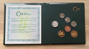 Sada oběžných mincí 2018 proof - semišový obal - 2