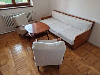 Rozkládací gauč + 2 křesla +stolek - 2