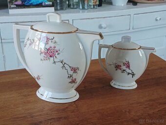 ART DECO PORCELÁNOVÉ KONVIČKY UNION PORCELAINIERE UNIQUE LIM - 2