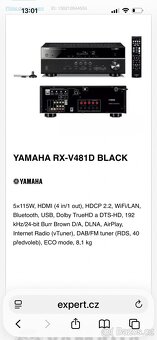 YAMAHA RX-V481D BLACK - 2