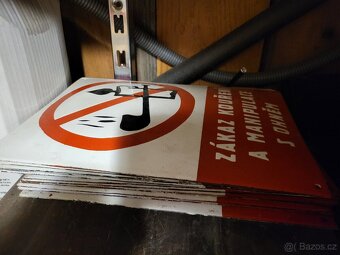 Smaltované cedule - 2