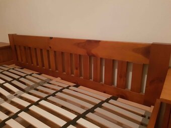 drevena postel 160 x 200 cm - 2