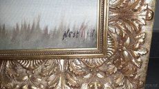 Velký obraz chaloupka u jezera - 2