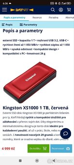 Prodám externí SSD disk - 2