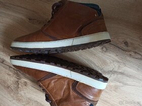 Zánovní kožené značkové pánské boty - 2