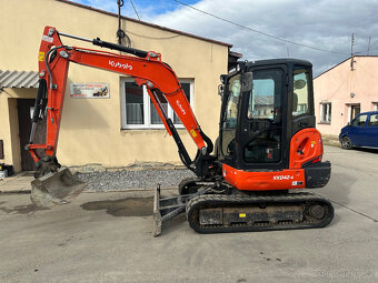 Pásový bagr KUBOTA KX042-4,4200kgprodloužené rameno - 2