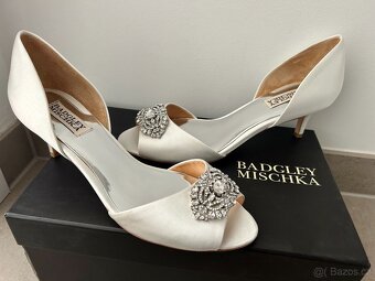 Badgley Mischka Petrina, svatební lodičky, vel. 39 - 2