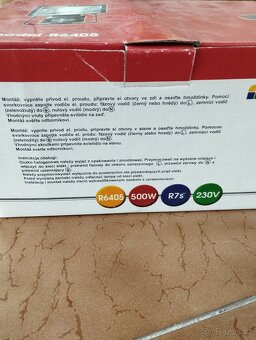 Halogenový reflektor s čidlem, 500W - 2
